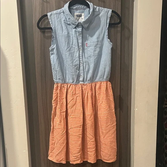 Levi's Blue and Pink Kids Casual Dress - Picture 1 of 1